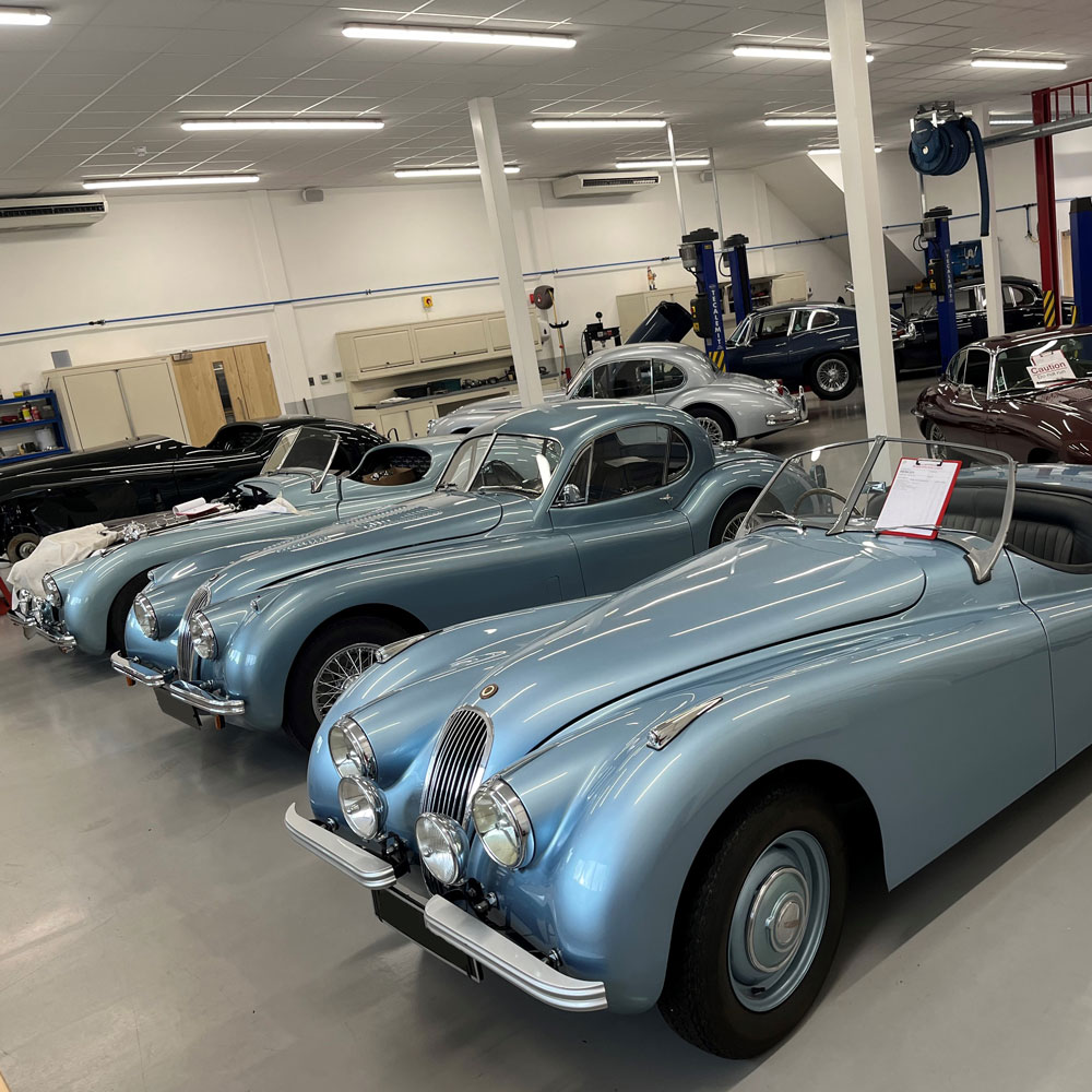 Jaguar XK120, XK140 and XK150 restoration